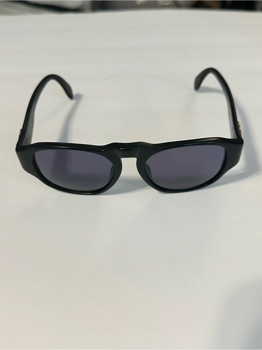 VINTAGE Chanel 01452 Black & Gold CC Logo Sunglasses - Rare 90s Ex Condition